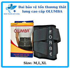 Đai bảo vệ tổn thương thắt lưng cao cấp OLUMBA