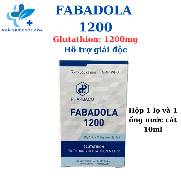 Fabadola 1200 - Thuốc giải độc và giảm độc tính thủy ngân