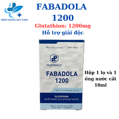 Fabadola 1200 - Thuốc giải độc và giảm độc tính thủy ngân