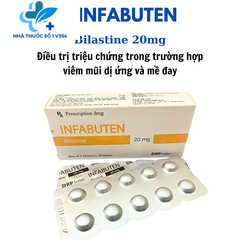 Infabuten - Bilastine 20mg Thuốc chống dị ứng