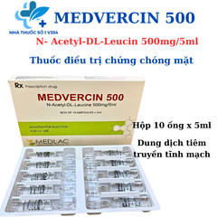Medvercin 500 - Thuốc điều trị chóng mặt, hoa mắt, ù tai
