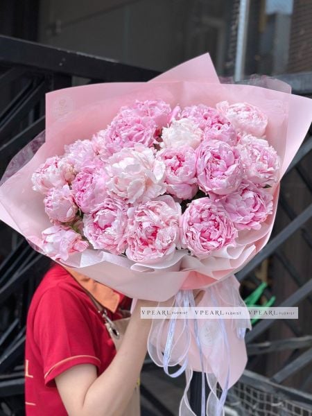  HB - Bó hoa Peony Sarah 