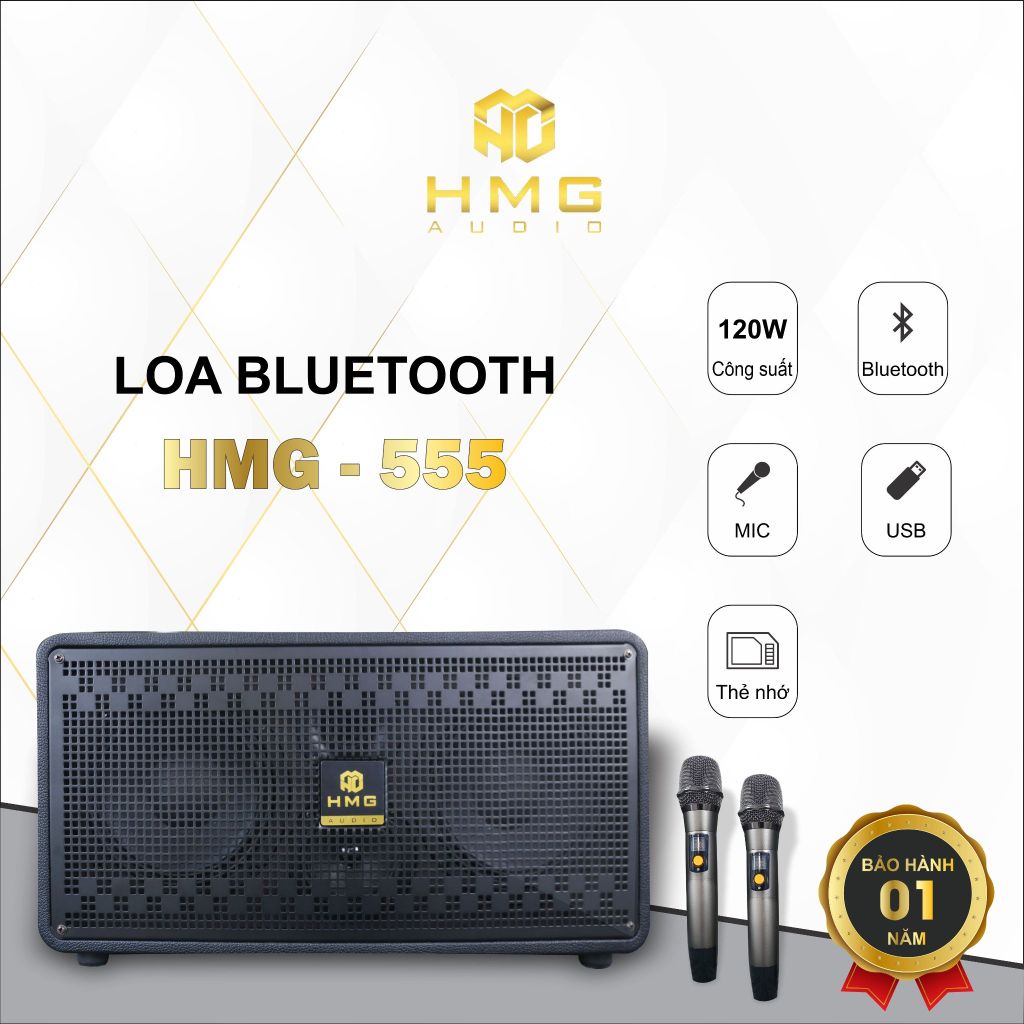 Loa bluetooth karaoke HMG-555