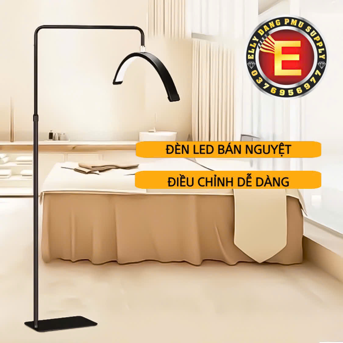 ARO DE LUZ MEDIA LUNA HD-M6X: Iluminación Perfecta para Profesionales - ARO DE LUZ MEDIA LUNA HD-M6X