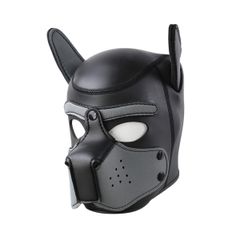 Mặt nạ hoá trang Đầu chó -Dog Mask Pup Play Hood Cosplay Da PU Cao Cấp