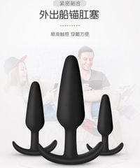 [Set 3 cái] Phích cắm hậu môn silicone