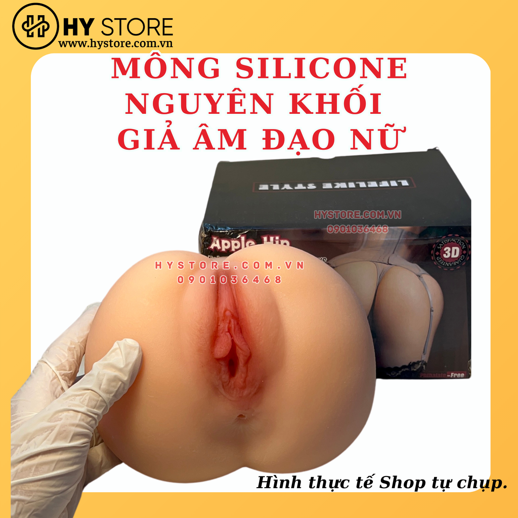 Âm đạo nữ silicone loại 2 lỗ thủ dâm Nam - Sexy Butt two hole girl