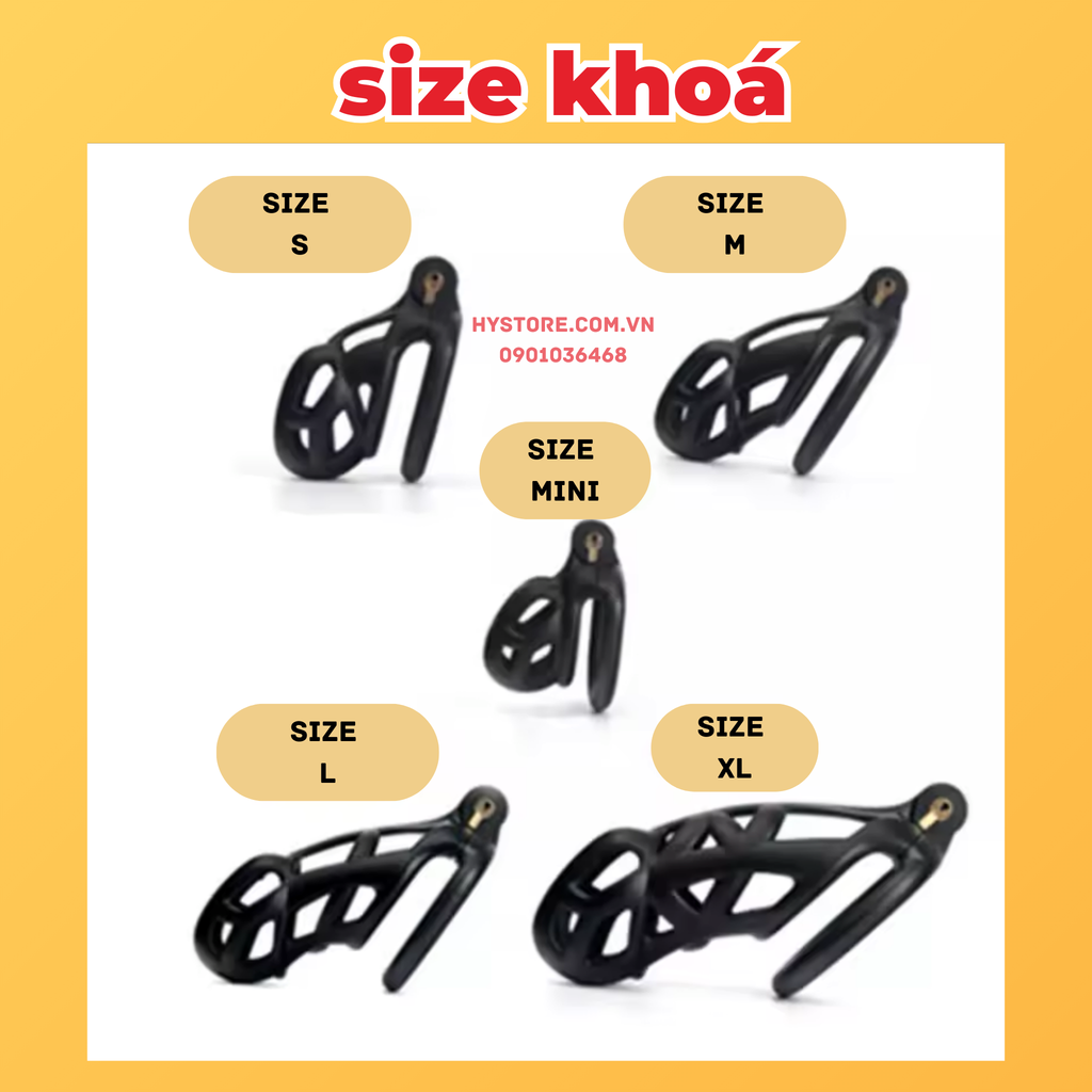 [Bản 1.0 - Vòng phẳng] Khoá dương vật Corba 3D cao cấp