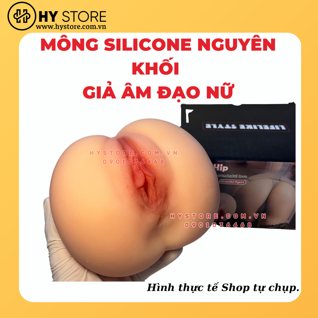 Âm đạo nữ silicone loại 2 lỗ thủ dâm Nam - Sexy Butt two hole girl