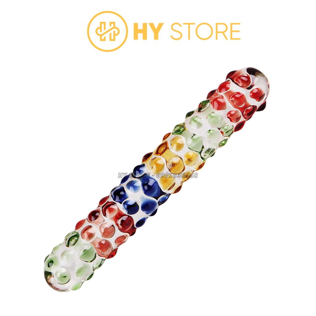 Plug thủy tinh có bi nhiều màu sắc