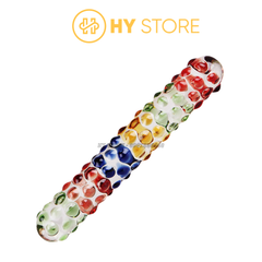 Plug thủy tinh có bi nhiều màu sắc