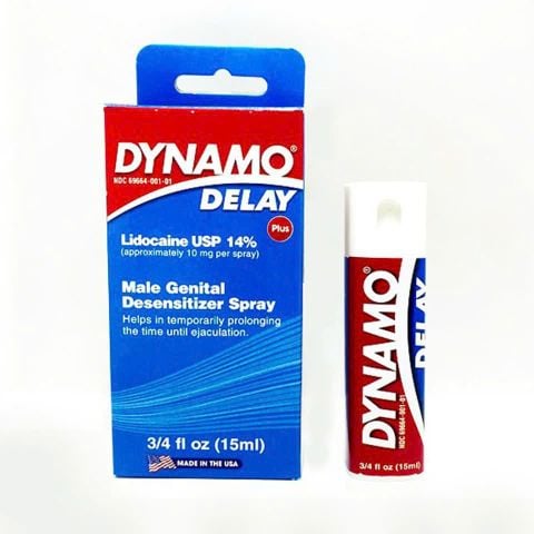 Chai Xịt Dynamo Delay – Kéo Dài Thời Gian Quan Hệ, Ngăn Xuất Tinh Sớm Chai 15ml