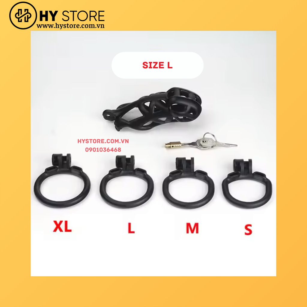 [Bản 1.0 - Vòng phẳng] Khoá dương vật Corba 3D cao cấp