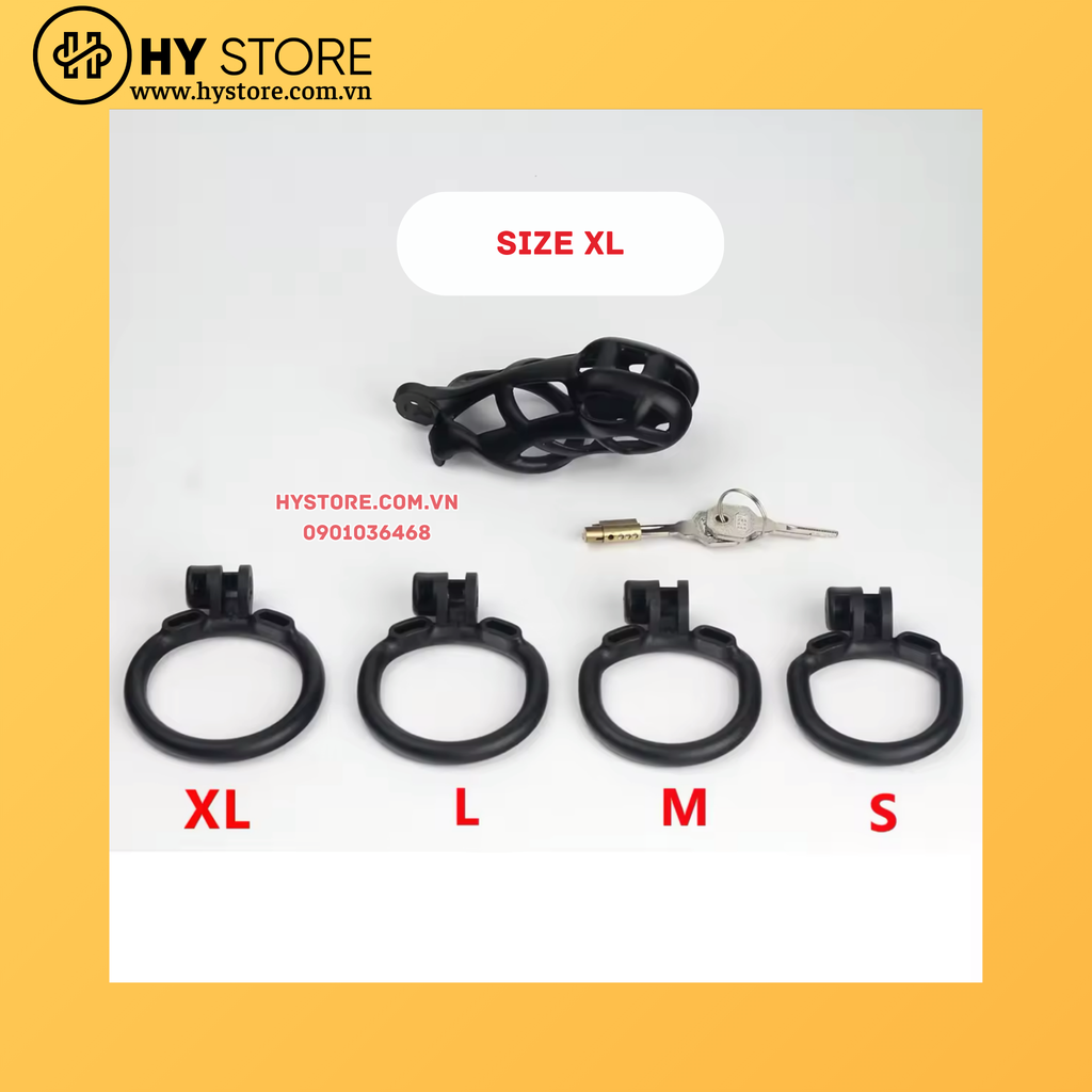 [Bản 1.0 - Vòng phẳng] Khoá dương vật Corba 3D cao cấp