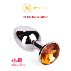 Plug cắm hậu môn bằng inox đính đá [Tặng kèm túi nhung đen]