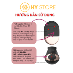 Plug rung hậu môn kích thích điểm G, nhiều chế độ rung có điều khiển từ xa
