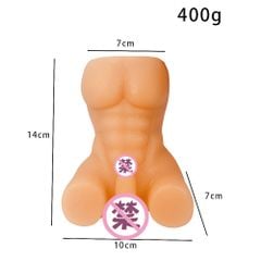 Dụng cụ thủ dâm Nam - Silicone nguyên khối mini khỏa thân