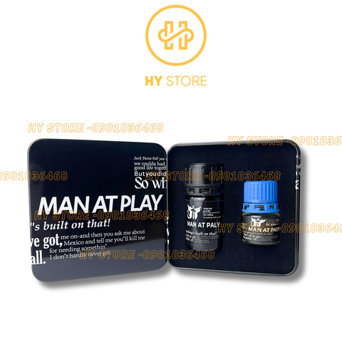 Set combo Popper MAN AT PLAY phiên bản cao cấp - 60ml