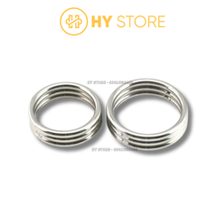 Vòng đeo dương vật, inox 304 loại 3 vòng ghép