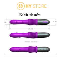 Máy rung thụt cao cấp kích thích cực mạnh, nhiều chế độ rung - thụt, điều khiển từ xa