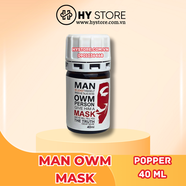 Popper MAN OWM MASK (TRẮNG) - 40ml