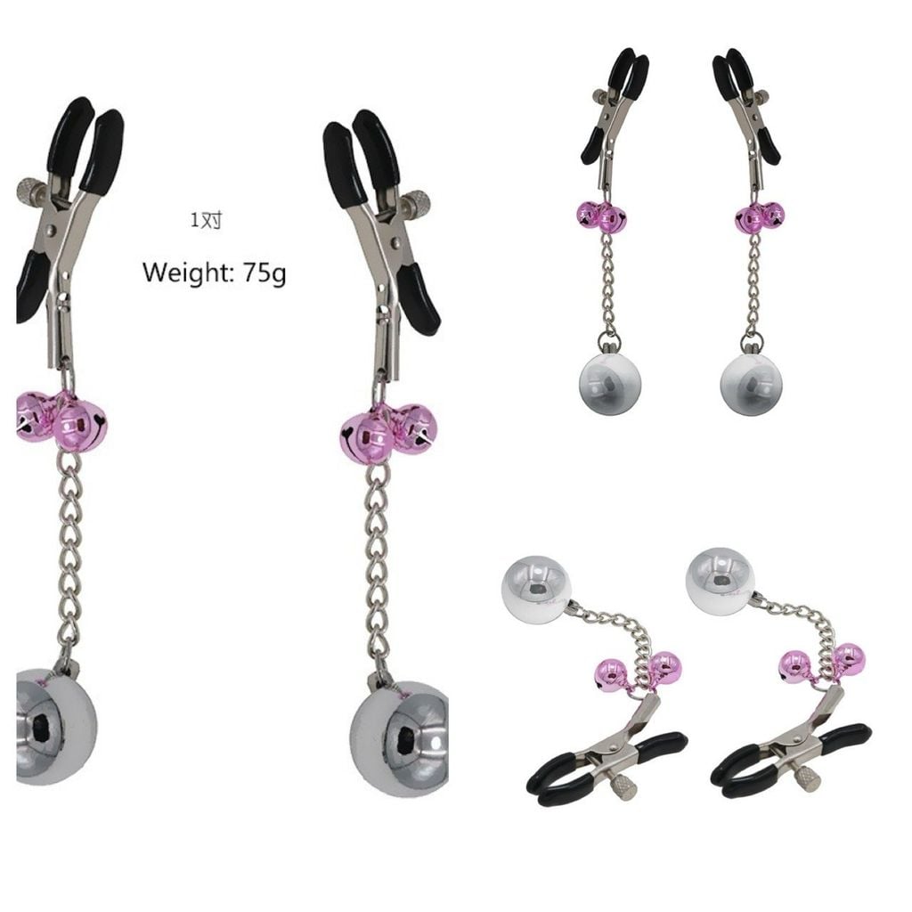 Kẹp Vú/Kẹp Đầu Ti Có Gắn Bi