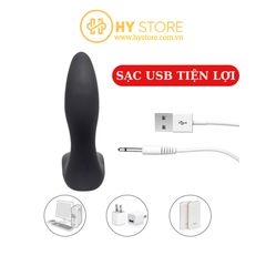 Plug Rung Massage Kích Thích Tuyến Tiền Liệt - 10 Chế Độ Rung, Có Điều Khiển Từ Xa