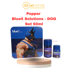 Set combo popper cao cấp BLUED5 - DOG VERSION  - 60ml