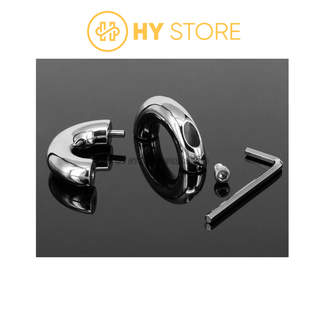 Vòng đeo dương vật, inox 304 loại có khóa