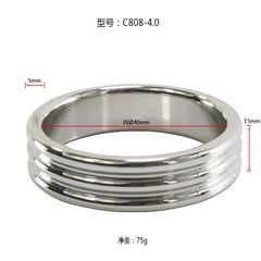 Vòng đeo dương vật, inox 304 loại 3 vòng ghép
