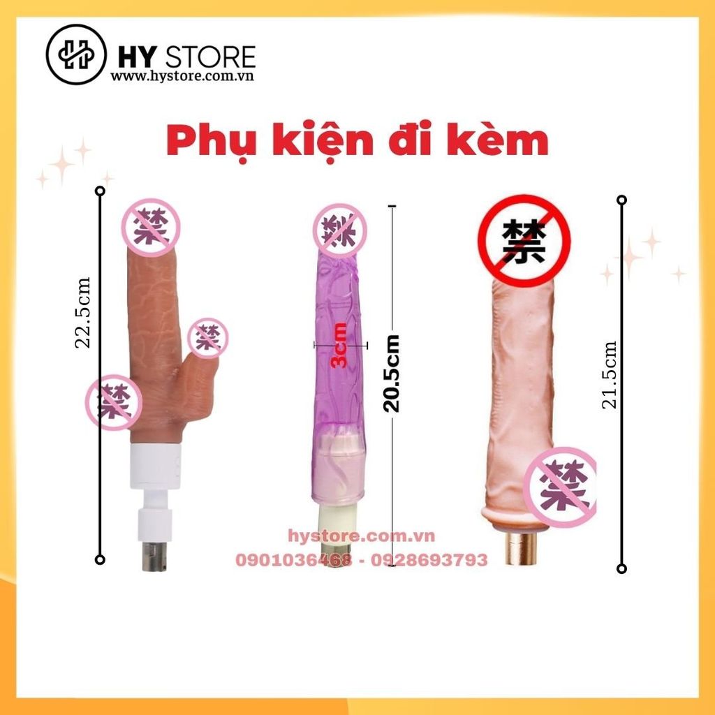 [FUCK MACHINE] - Máy làm tình tự động thế hệ mới, sử dụng điều khiển từ xa tiện lợi