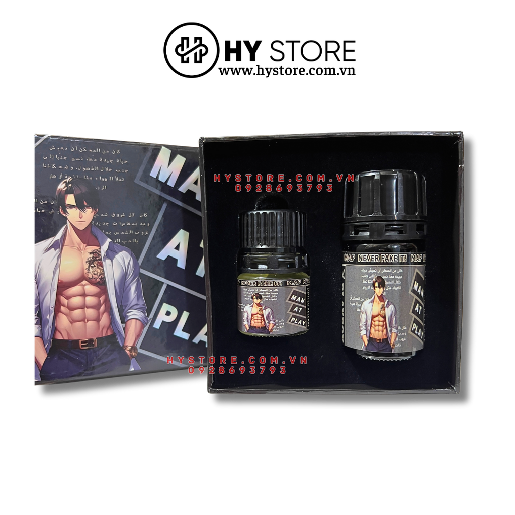 Set combo popper MAN AT PLAY - 60ml (Mẫu mới)