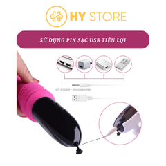Máy rung thụt cao cấp kích thích cực mạnh, nhiều chế độ rung - thụt, điều khiển từ xa
