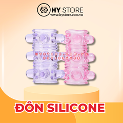 Đôn Silicone Có Gai Và Bi, Giúp Tăng Kích Thước - Khoái Cảm