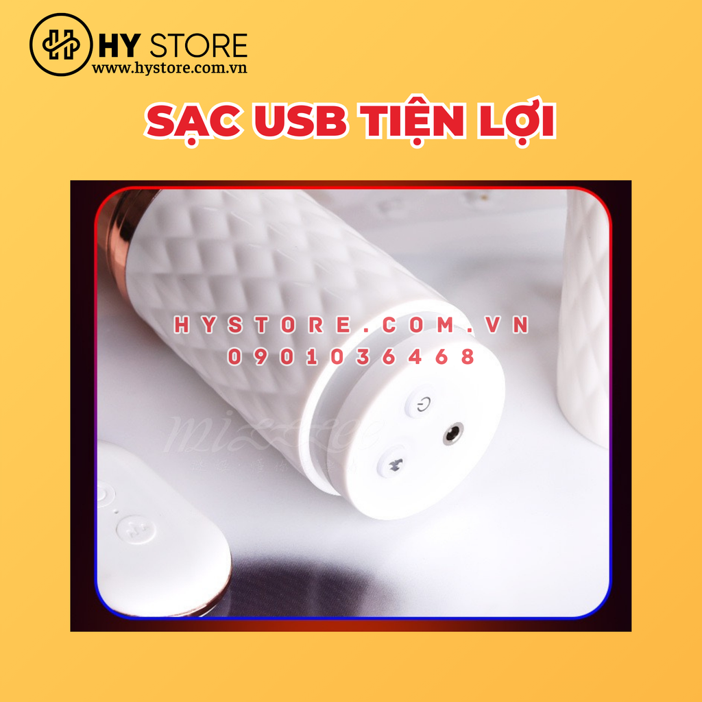 [RUNG-THỤT-SƯỞI] Set Combo Plug Rung thụt cao cấp chính hãng Mizzzee nhiều chế độ - Mẫu Hình Dương vật giả