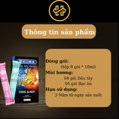 Nước súc miệng BJ lửa băng mang lại cảm giác kích thích cao độ.