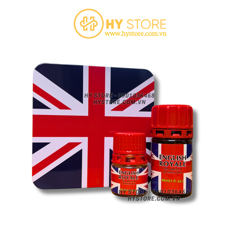 Set combo popper cao cấp ENGLISH ROYAL - 60ml