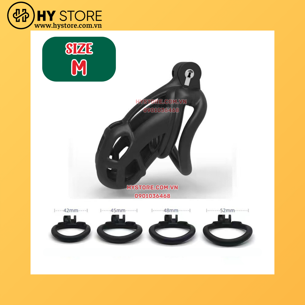 [Bản 2.0 - Vòng cong] Khoá dương vật 3D Cobra