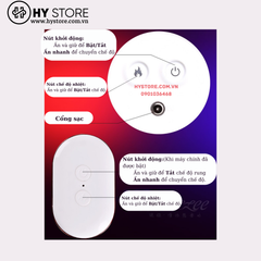 [RUNG-THỤT-SƯỞI] Set Combo Plug Rung thụt cao cấp chính hãng Mizzzee nhiều chế độ - Mẫu Hình Dương vật giả