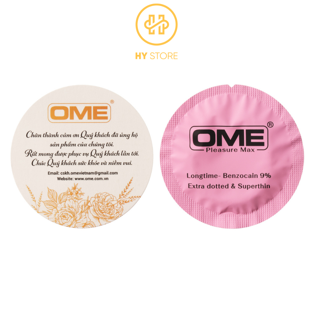 Bao Cao Su OME PLEASUREMAX 5 IN 1 - Hộp 10 cái