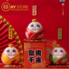 Set 3 Tượng Rắn Ú - Vật phong thuỷ trang trí 2025, mang lại tài lộc, thích hợp tặng đối tác