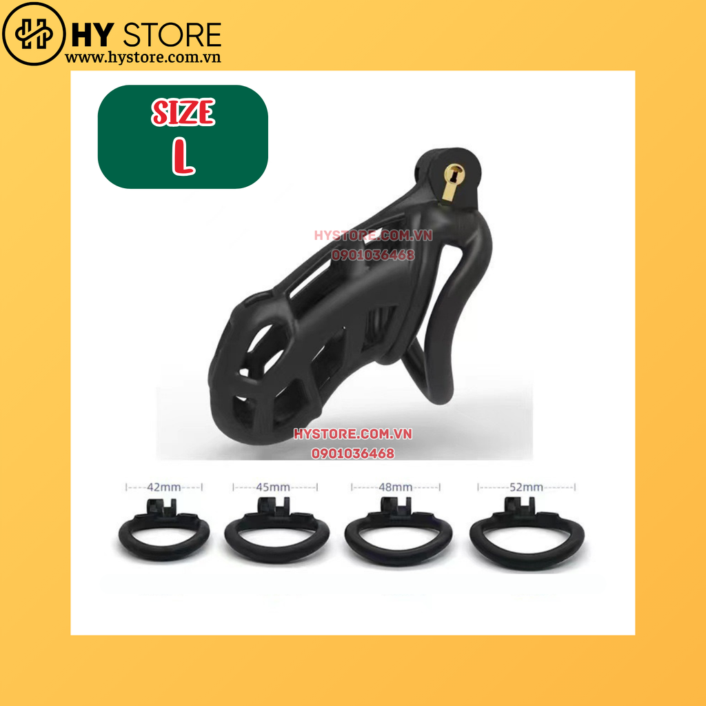 [Bản 2.0 - Vòng cong] Khoá dương vật 3D Cobra