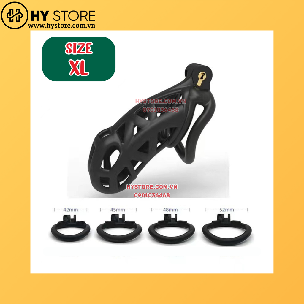 [Bản 2.0 - Vòng cong] Khoá dương vật 3D Cobra