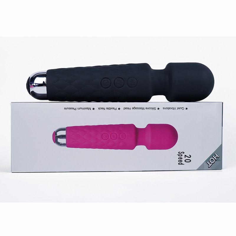 [20*4cm] Chày rung cao cấp, massage kích thích mạnh mẽ với 8 chế độ rung và 20 tầng số