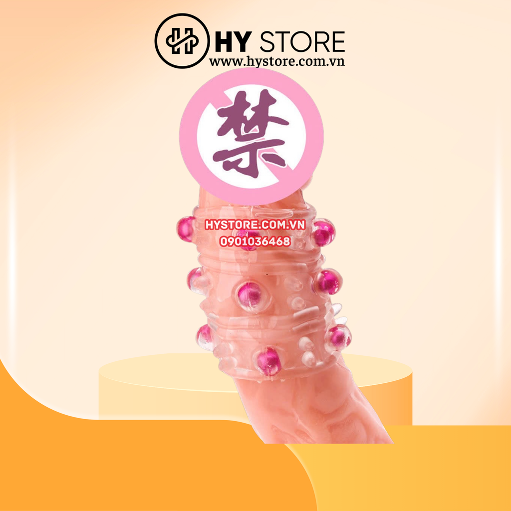 Đôn Silicone Có Gai Và Bi, Giúp Tăng Kích Thước - Khoái Cảm