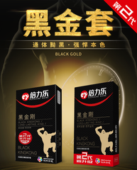 Bao cao su màu đen BLACK KINGKONG,chính hãng hộp 10 cái.