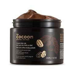 [CHÍNH HÃNG] Tẩy Da Chết Toàn Thân Cocoon Cà Phê Đắk Lắk 200ml Dak Lak Coffee Body Polish