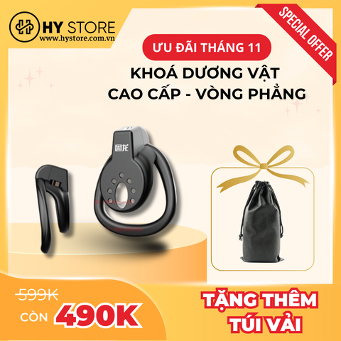 Khóa dương vật Coba phẳng, phiên bản cao cấp.