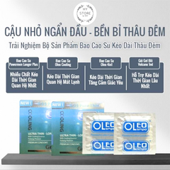 Bao cao su Oleo 0.05 màu xanh - The Mát