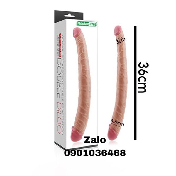[36cm*3,5cm-4cm] Dương vật giả hai đầu cao cấp Lovetoy 14 inch cực đã